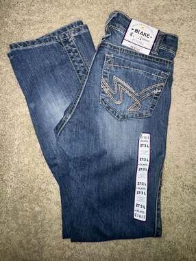 Cruel Blake Denim Low Rise Slim Bootcut Jeans Size 27x3 Long NWT